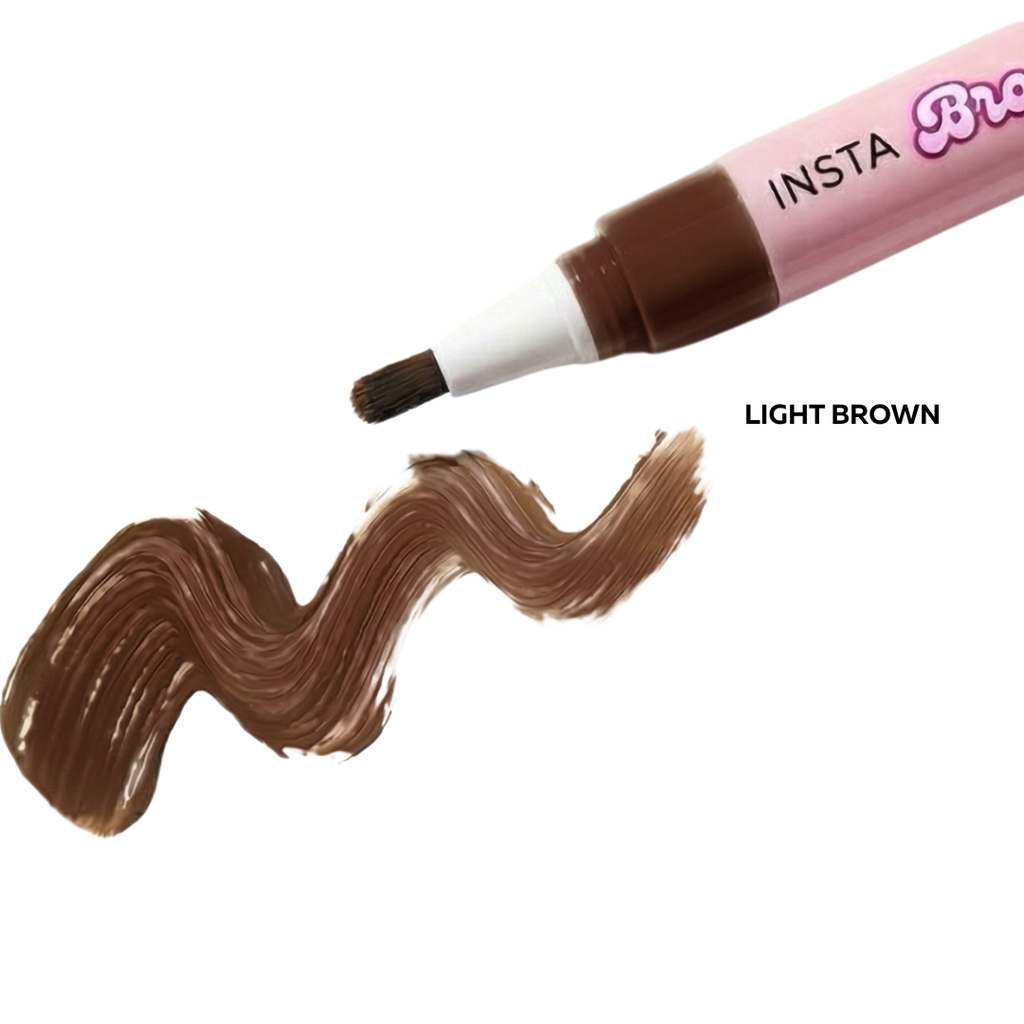 Insta Brow | Eyebrow Stain (Light Brown)  + Eraser