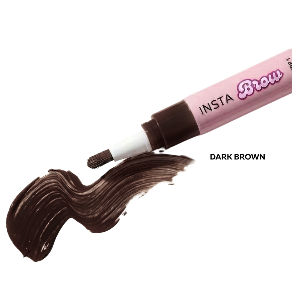 Insta Brow | Eyebrow Stain ( Dark Brown )  + Eraser
