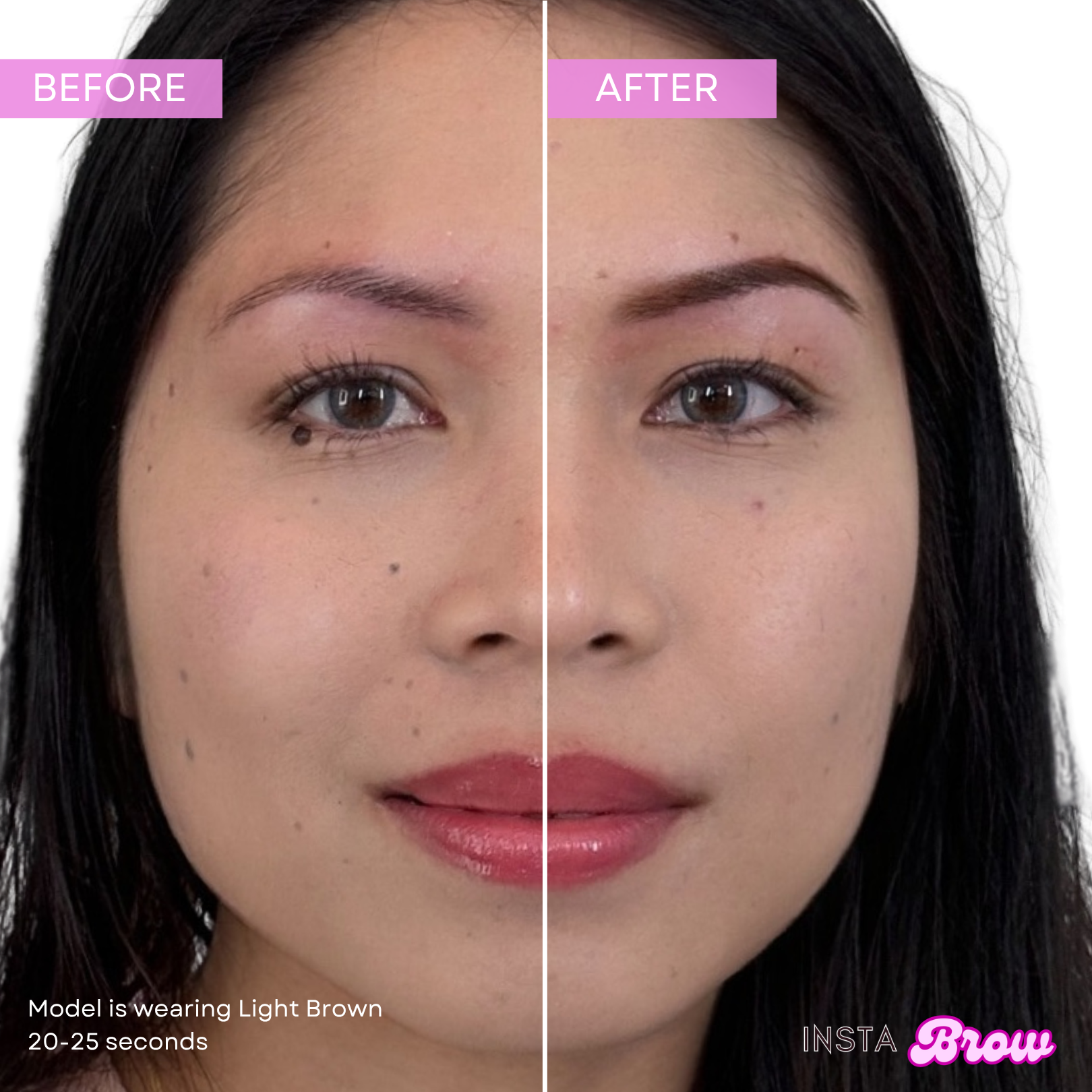 Insta Brow | Eyebrow Stain (Light Brown)  + Eraser