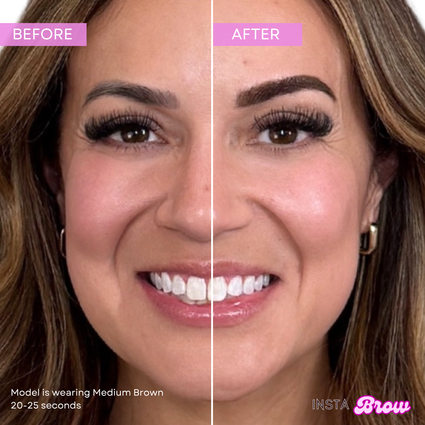 Insta Brow | Eyebrow Stain (Medium Brown)  + Eraser